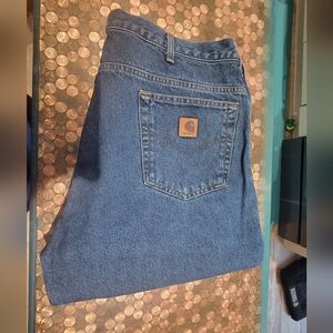 Carhartt Men's Relaxed Fit Insulated Denim Jeans 38x32